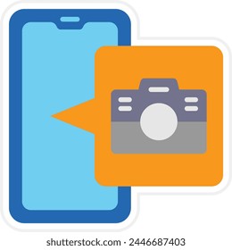 Camera vector icon. Can be used for printing, mobile and web applications.