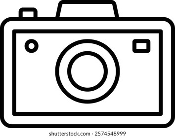 Camera vector icon. Can be used for printing, mobile and web applications.