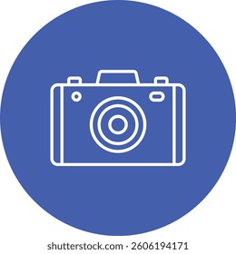 Camera vector icon. Can be used for printing, mobile and web applications.