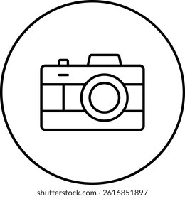 Camera vector icon. Can be used for printing, mobile and web applications.
