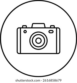 Camera vector icon. Can be used for printing, mobile and web applications.