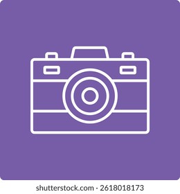 Camera vector icon. Can be used for printing, mobile and web applications.