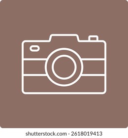 Camera vector icon. Can be used for printing, mobile and web applications.