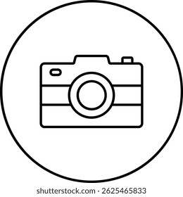 Camera vector icon. Can be used for printing, mobile and web applications.
