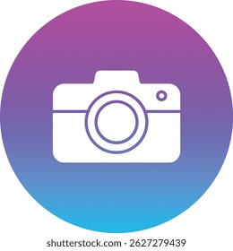 Camera vector icon. Can be used for printing, mobile and web applications.