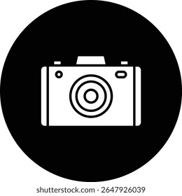 Camera vector icon. Can be used for printing, mobile and web applications.