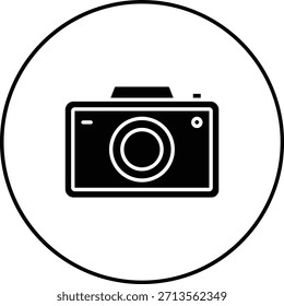 Icono de Vector de cámara. Se puede utilizar para aplicaciones de impresión, móviles y de Web.