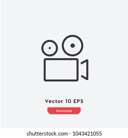 Camera vector icon. Classic camera symbol. Best modern flat pictogram illustration sign for web and mobile apps design