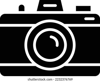 Illustration zum Design von Vektorgrafiken der Kamera
