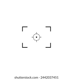 Camera vector icon. Editable stroke. security camera lens line art icon. Symbol in Line Art Style for Design, Presentation, Website or Mobile Apps Elements, Logo.