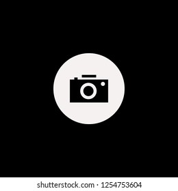 Camera vector icon. flat Camera design. Camera illustration for graphic 