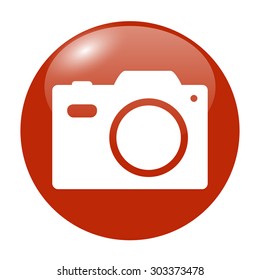 camera - vector icon. Flat design style eps 10