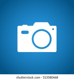 camera - vector icon. Flat design style eps 10
