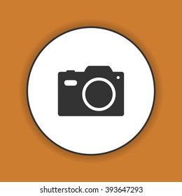 camera - vector icon. Flat design style eps 10