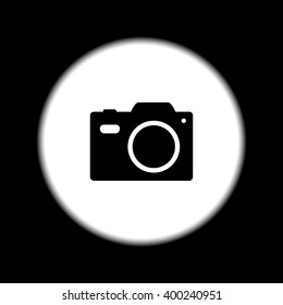 camera - vector icon. Flat design style eps 10
