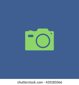 camera - vector icon. Flat design style eps 10