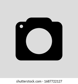 camera vector icon flat simple