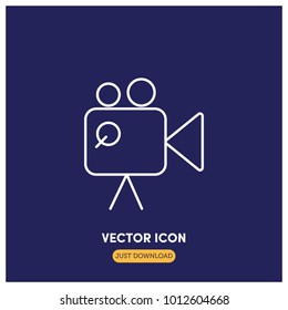 Camera Vector Icon Illustration