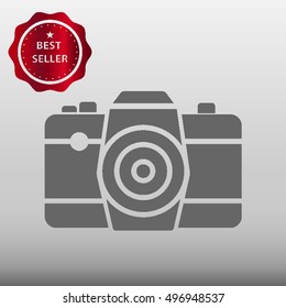Camera Vector Icon Illustration