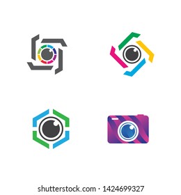 Camera vector icon  illustration design