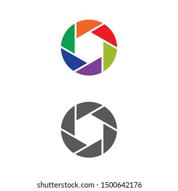 Camera vector icon illustration design template
