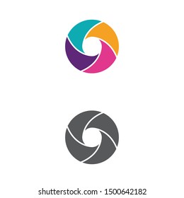 Camera vector icon illustration design template