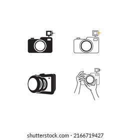 camera vector icon ,illustration logo design