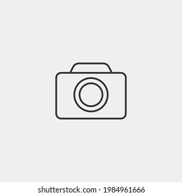 camera vector icon illustration sign