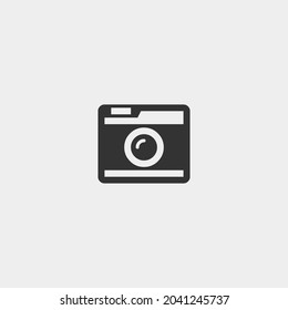 Camera vector icon illustration sign