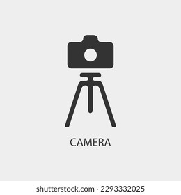 Camera vector icon illustration sign