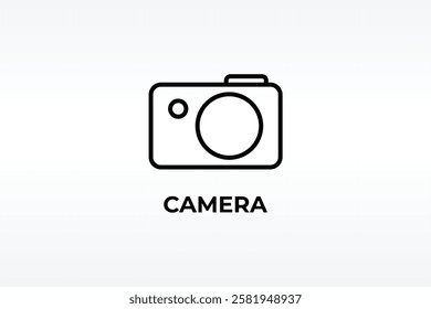 Camera Vector, Icon Or Logo Sign Isolated Symbol Illustration