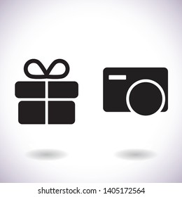 Camera  vector icon , lorem ipsum Flat design