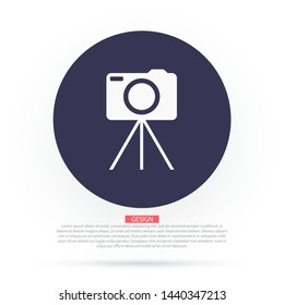 Camera Vector icon . Lorem Ipsum Illustration design