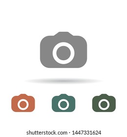 Camera Vector icon . Lorem Ipsum Illustration design