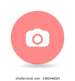 Camera Vector icon . Lorem Ipsum Illustration design