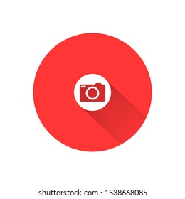 Camera Vector icon . Lorem Ipsum Illustration design