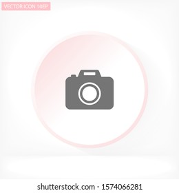 Camera  vector icon , lorem ipsum Flat design