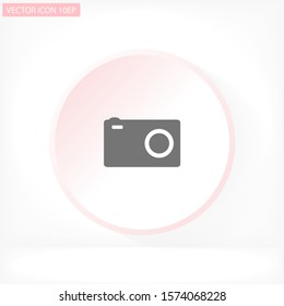 Camera  vector icon , lorem ipsum Flat design