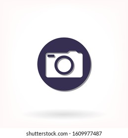 Camera Vector icon . Lorem Ipsum Illustration design