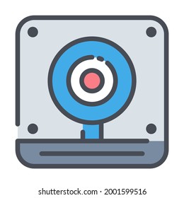 Camera Vektorsymbol - Moderne Vektorgrafik von hoher Qualität.