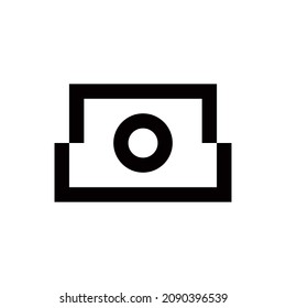 icono del vector de cámara, foto, captura, símbolo de imagen. Ilustración vectorial plana moderna y simple para sitio web o aplicación móvil