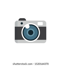 Camera vector icon, photo symbol