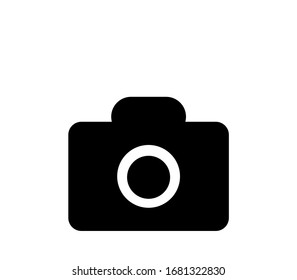 camera vector icon, photocamera symbol 