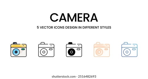 Camera vector icon ready to use vector illustration