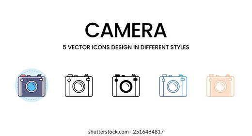 Camera vector icon ready to use vector illustration