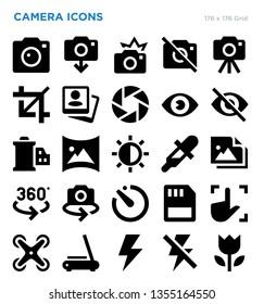 Camera Vector Icon Set