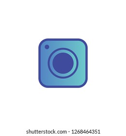 Camera vector icon sign symbol