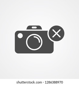 Camera vector icon sign symbol
