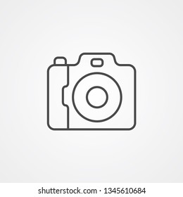 Camera vector icon sign symbol