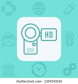 Camera vector icon sign symbol